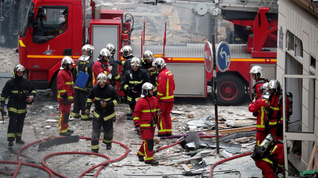 20 heridos por una potente explosión en una panadería del centro de París