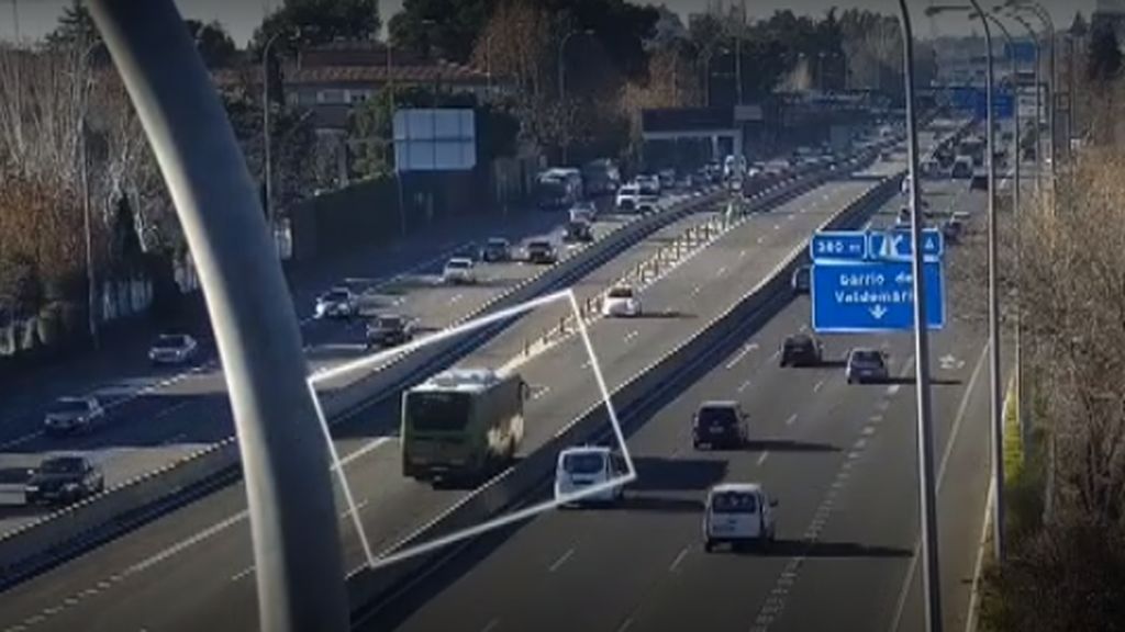 Un autobús kamikaze recorre 11 kilómetros en sentido contrario en Madrid