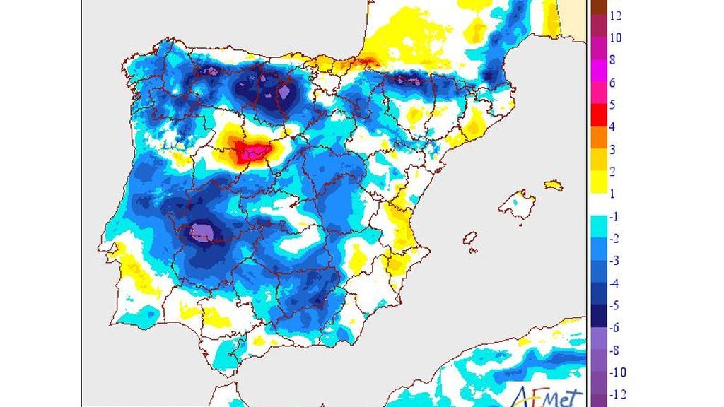 variacion temp max el miercoles