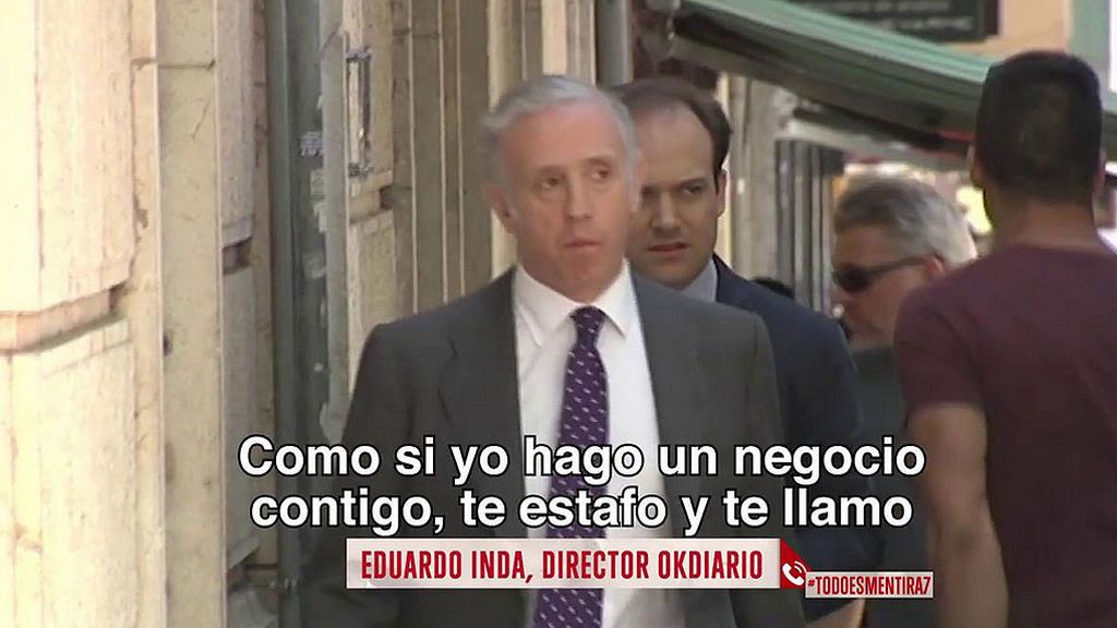 Eduardo Inda, sobre Risto Mejide: “Es el portavoz de Podemos, me puedo esperar cualquier cosa”