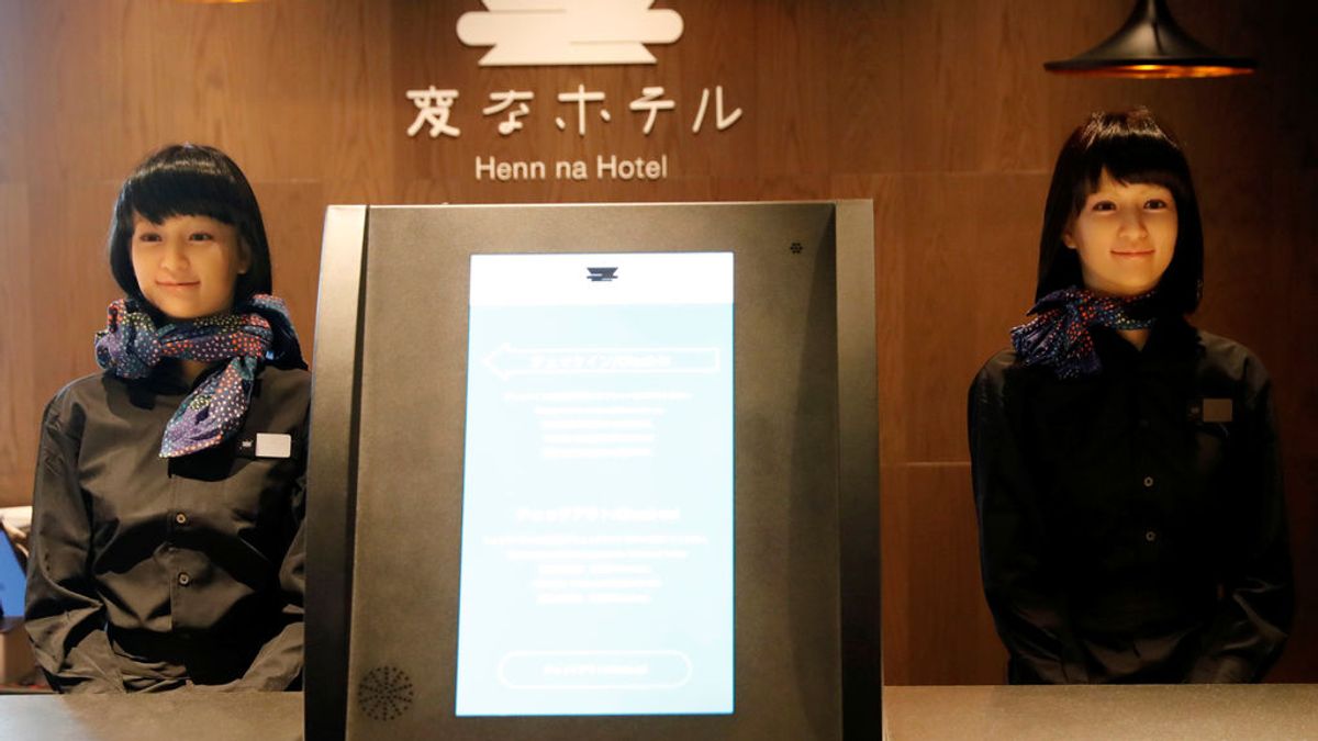 Un hotel japonés con robots