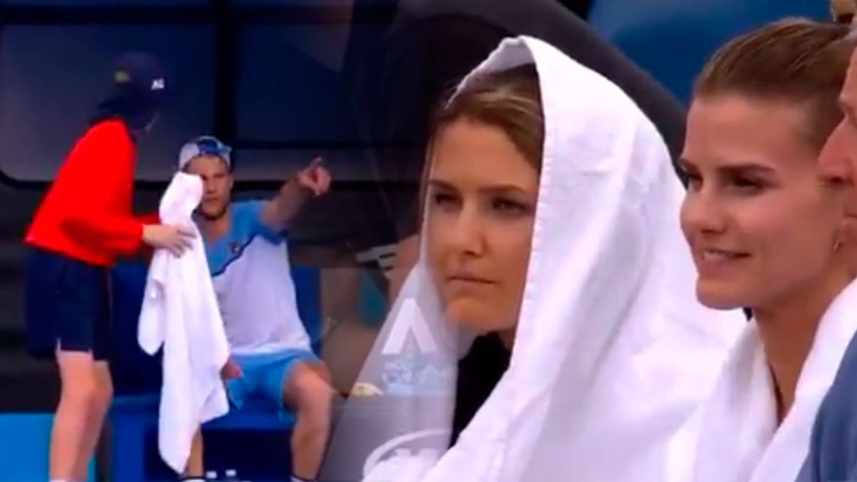 El gesto más romántico: Seppi envía a su mujer una toalla en plena lluvia durante su partido del Open de Australia