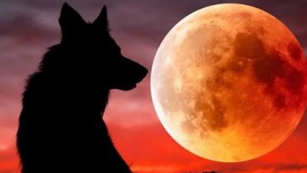 Eclipse y súper luna de sangre
