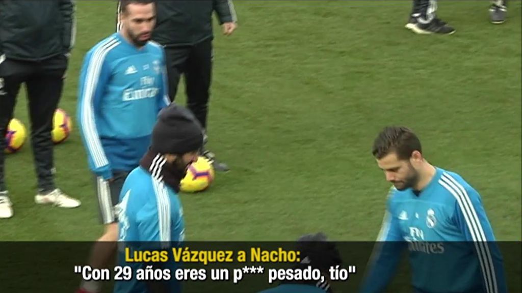 La broma de Lucas Vázquez a Nacho por su cumpleaños: "Con 29 años eres un p*** pesado"