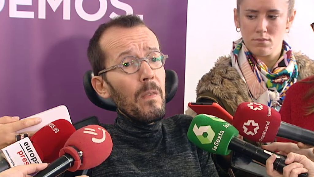 Echenique asegura que "no tiene sentido" que Errejón asista "a una reunión de Podemos”