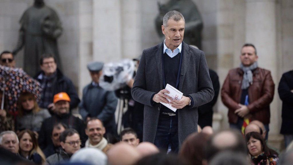 Toni Cantó anuncia su candidatura a las primarias de Cs para presidir la Generalitat Valenciana