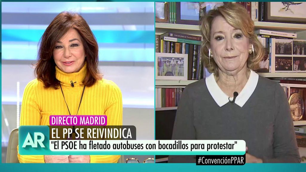 Esperanza Aguirre: "Pablo Casado ha sido una bendición para frenar la sangría del PP"