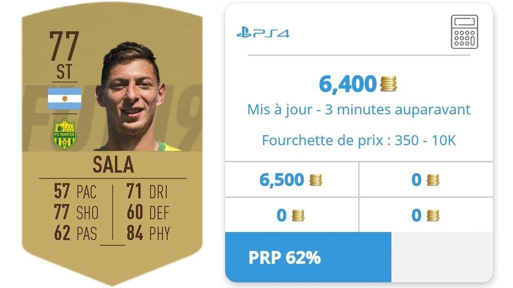 'Vergüenza gamer': intentan hacer negocio en el FIFA 19 con la desaparición del avión de Emiliano Sala