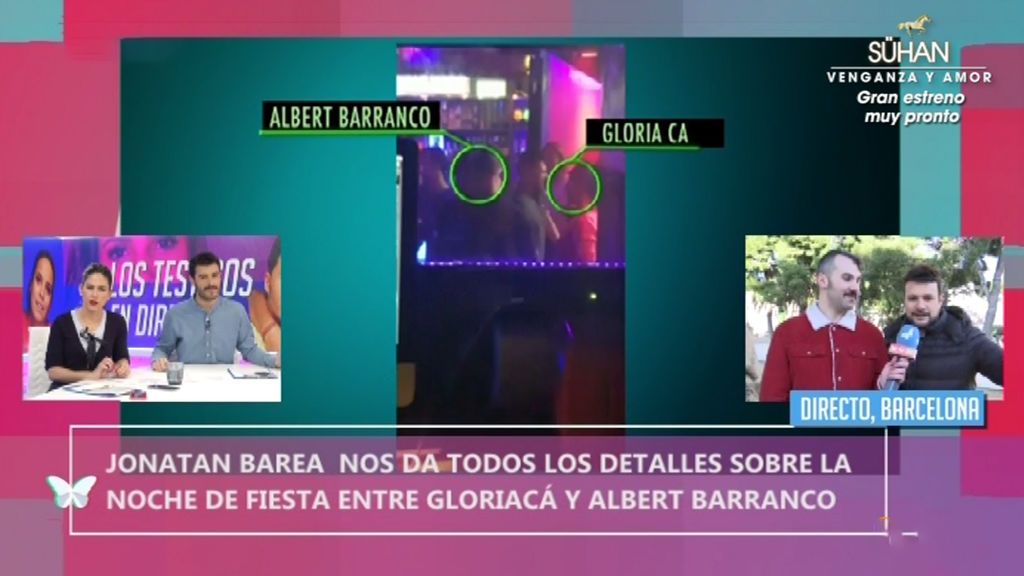 'Cazamariposas' tiene las imágenes de Gloria y Albert Barranco juntos: un testigo confirma que se besaron