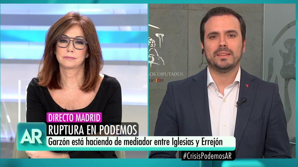 Garzón, sobre la ruptura de Podemos: “No compartimos la iniciativa de Íñigo Errejón”