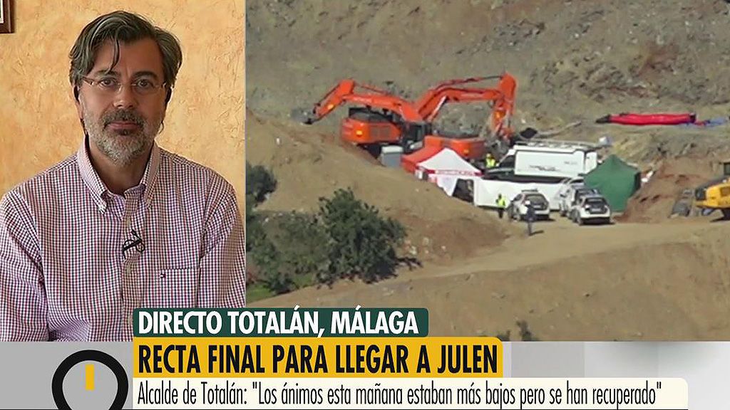 El alcalde de Totalán: “Los ánimos esta mañana estaban un poco cabizbajos pero nos vamos reponiendo”