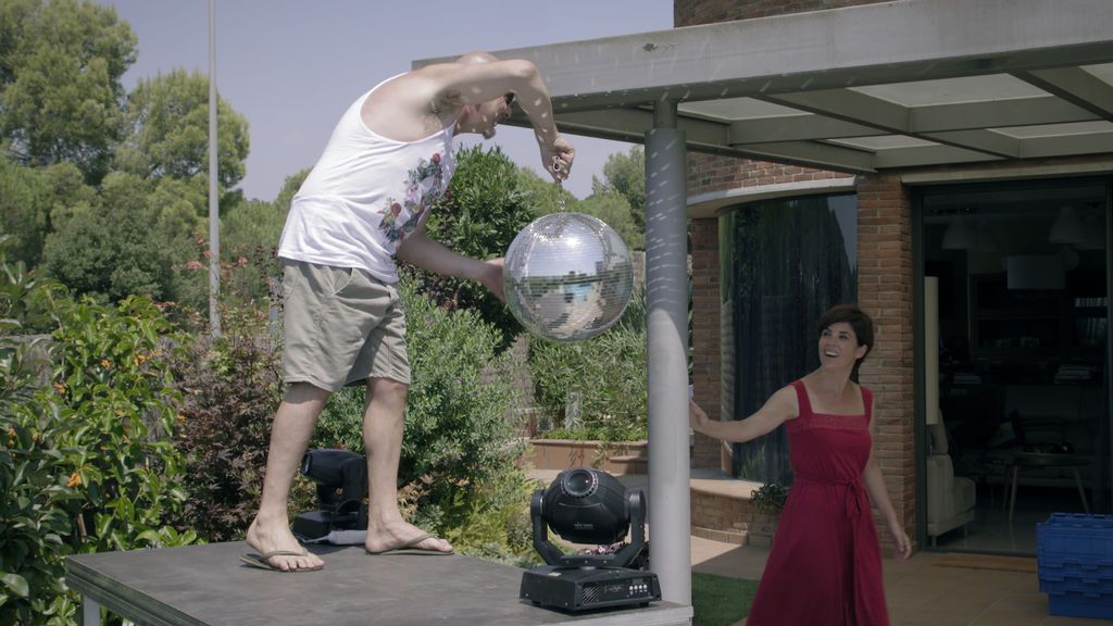 Paco Pil y Samanta Villar, en 'La vida con Samanta'.