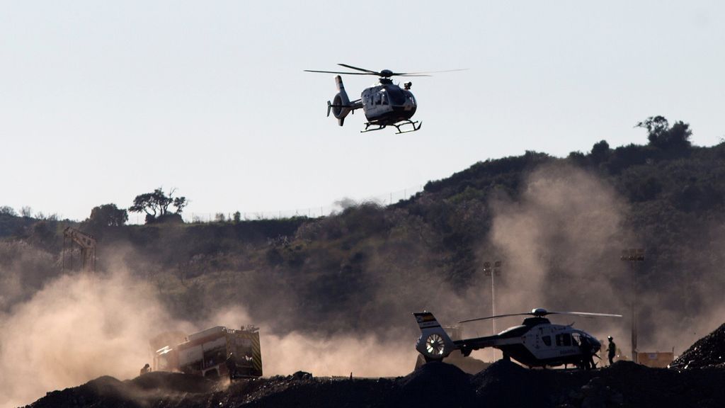 Segundo helicóptero en el rescate de Julen