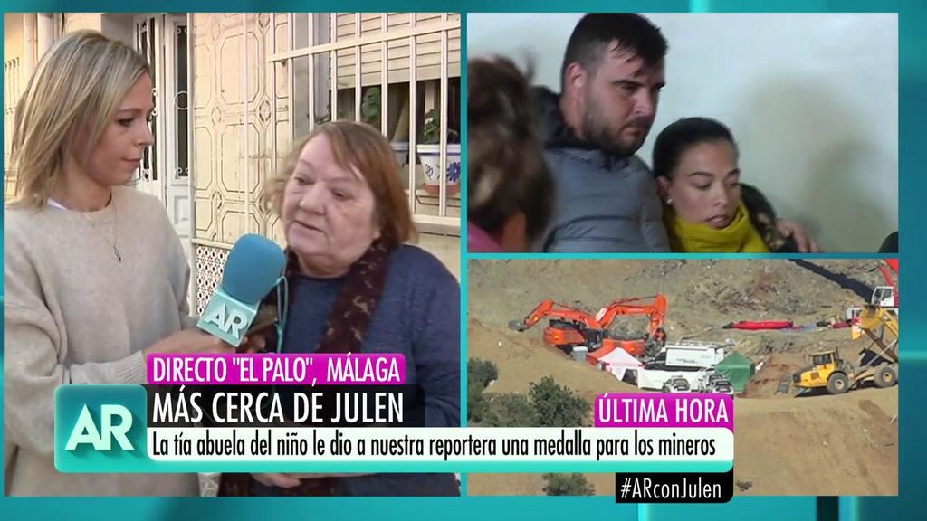 Emilia, vecina de Julen: “Es desesperante esta espera tan angustiosa”