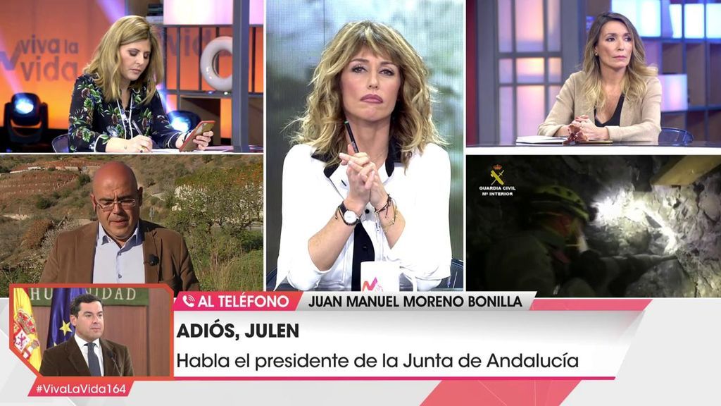 El presidente de la Junta de Andalucía: “He vivido el rescate con mucha ansiedad”