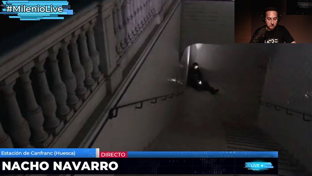Nacho Navarro vive completamente aislado la experiencia paranormal de Canfranc