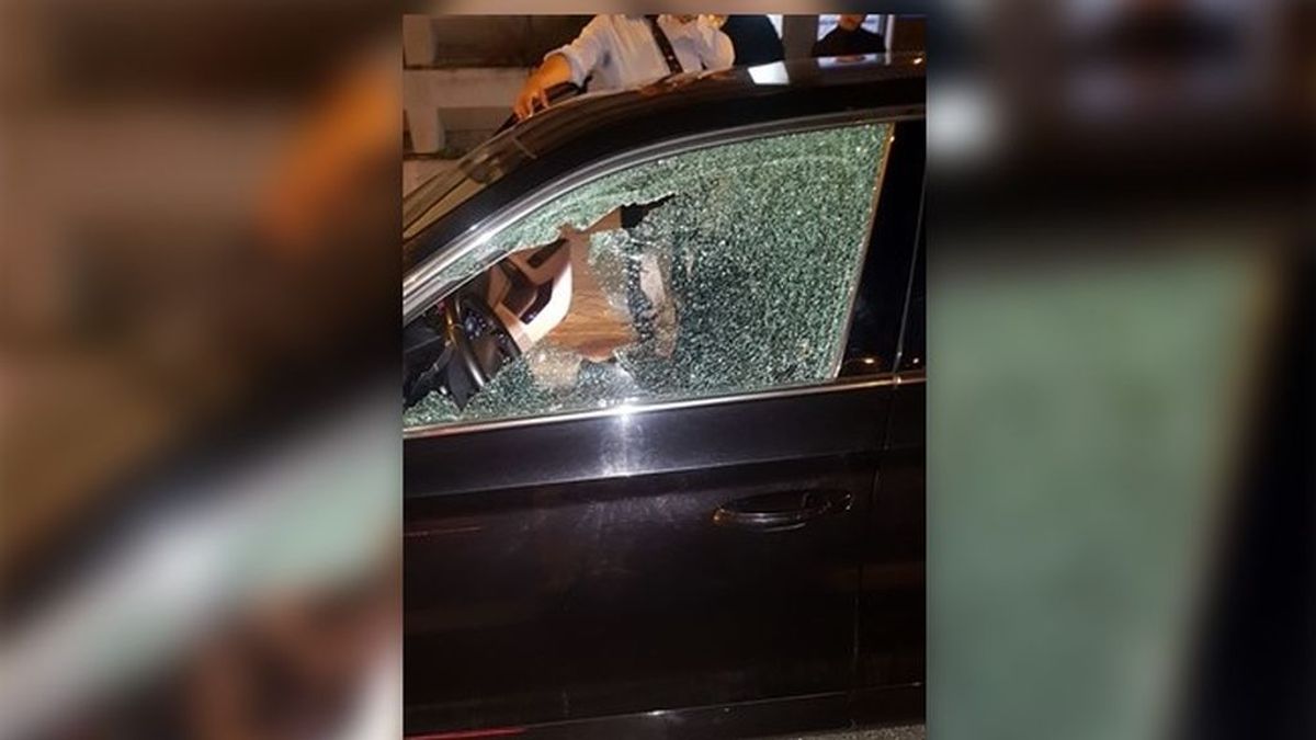 Un conductor de VTC está levemente herido tras recibir una bala mientras circulaba por Madrid