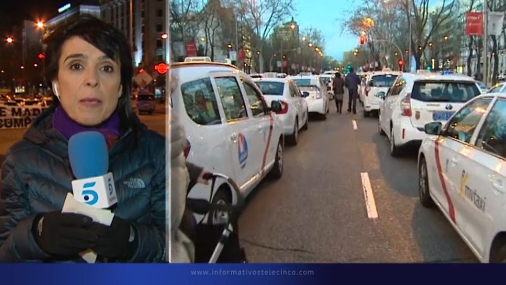 Los taxistas de Madrid quieren extender su lucha por todas las calles y rincones de España