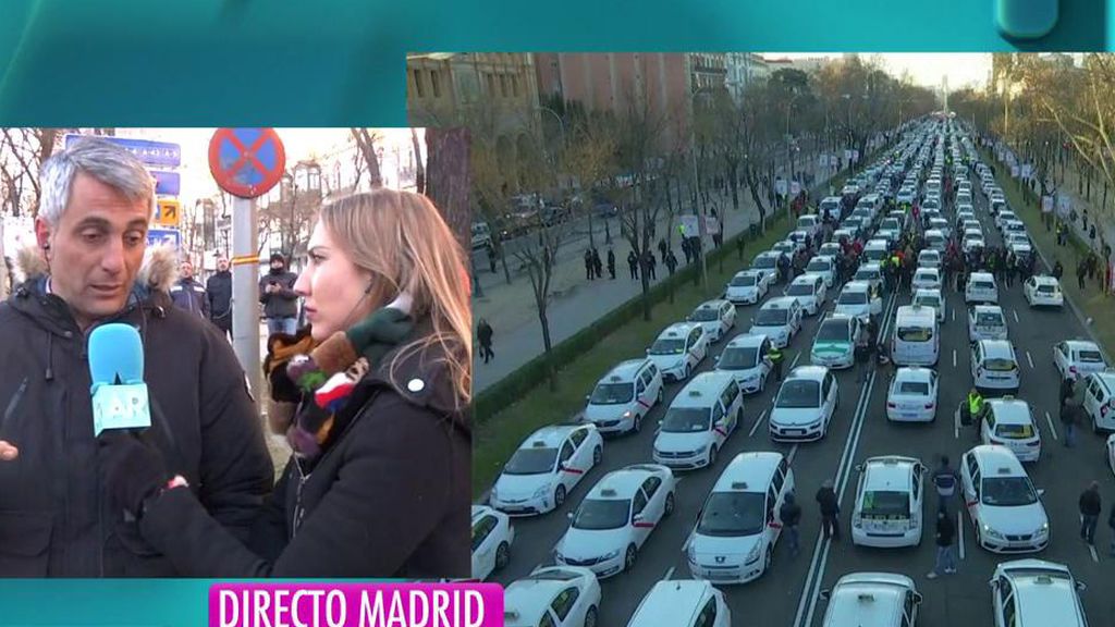 Portavoz del taxi en Madrid: "Pido que no se criminalice al sector del taxi"