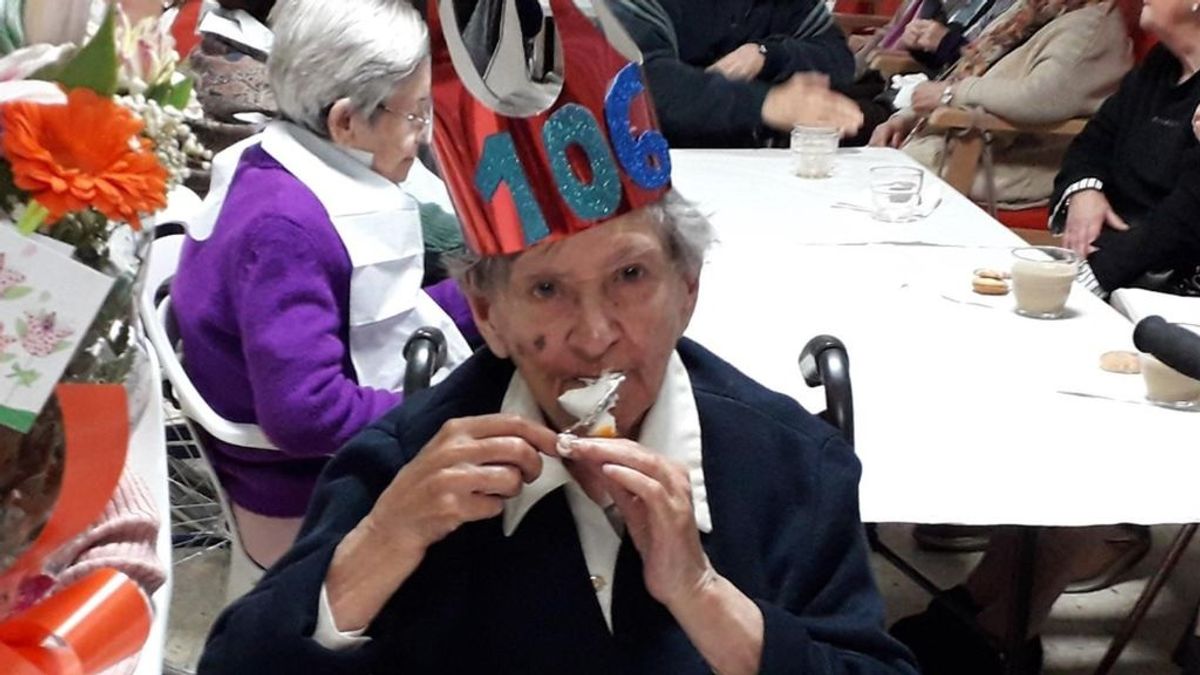 Una bilbaína llega a los 106 años y dice que su secreto es no haberse casadob
