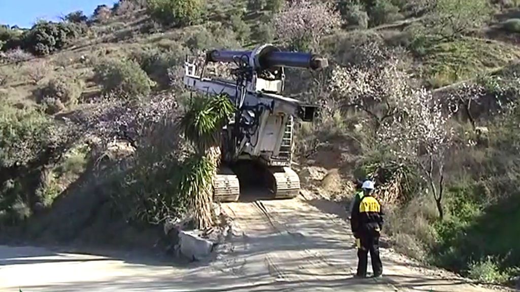 Las máquinas se marchan del monte de Totalán