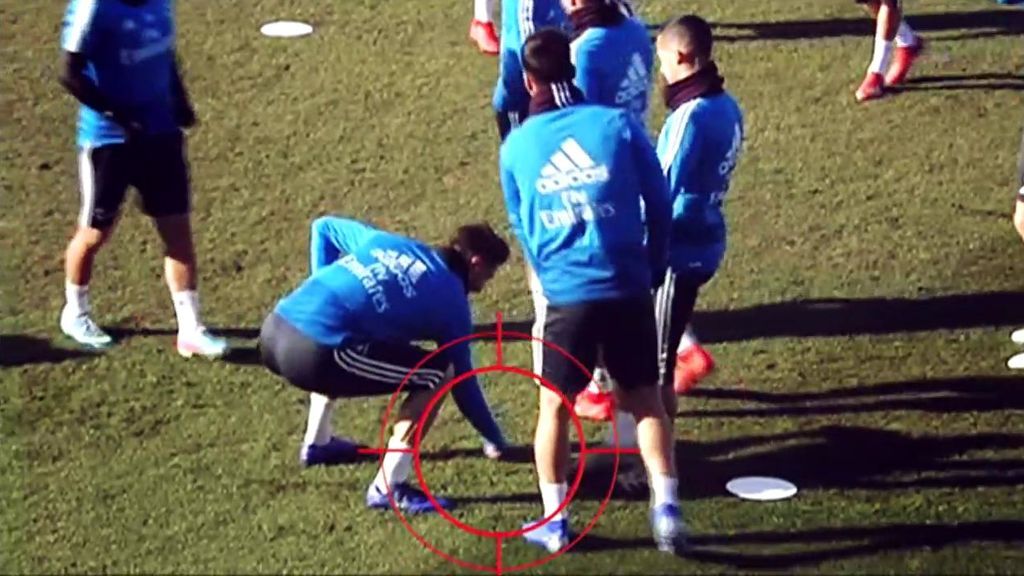 El vacile de Sergio Ramos en el entrenamiento del Madrid: “Todo OK, José Luis”