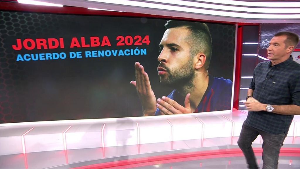 Jordi Alba llega a un principio de acuerdo para renovar con el Barcelona hasta 2024