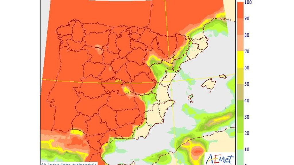 precipitaciones de ma´s de 2 litros metro cuadr