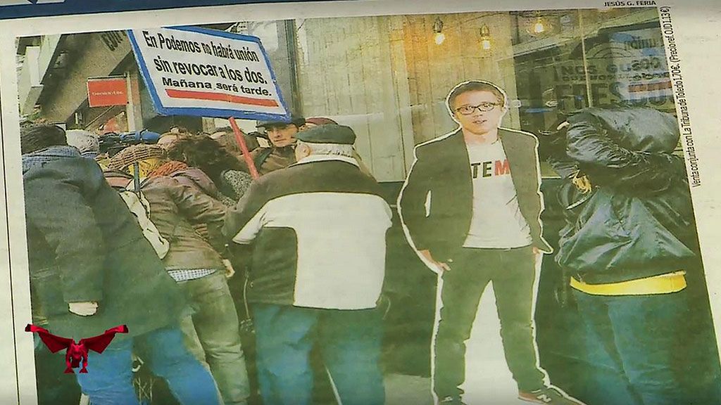 Fake news: El Errejón de cartón de ‘Todo es mentira’ se cuela en todos las portadas