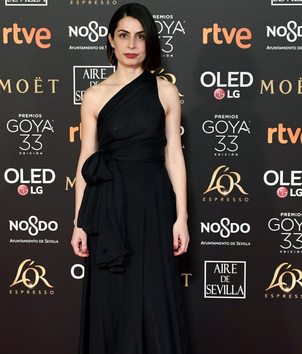 Celia Rico con vestido de Cortana