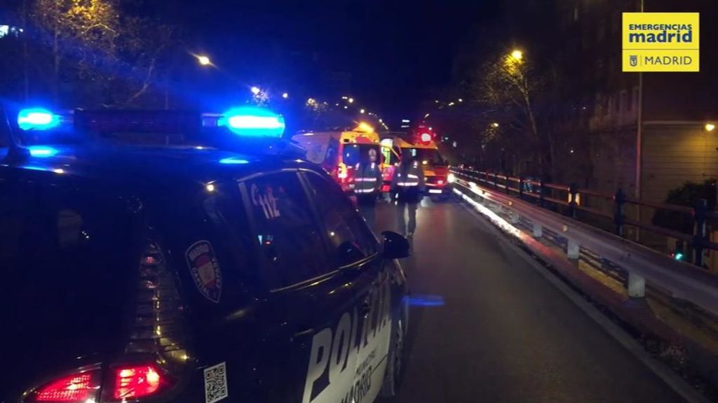 Muere un motorista en Madrid tras ser atropellado por un vehículo