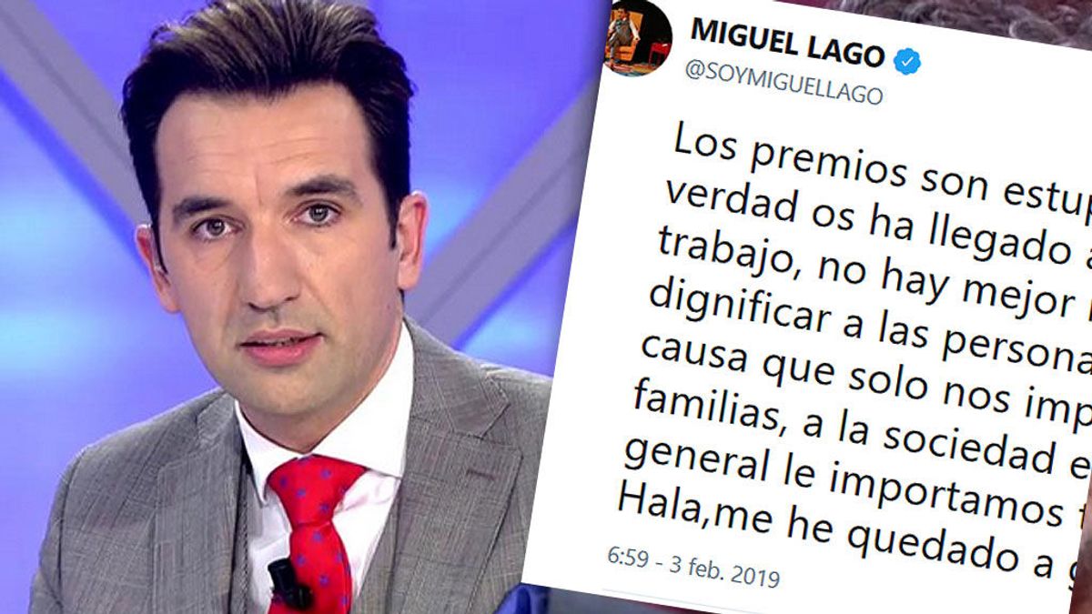 Miguel Lago, sobre las personas con discapacidad: "Los premios son estupendos pero si de verdad os ha llegado a corazón darles trabajo"