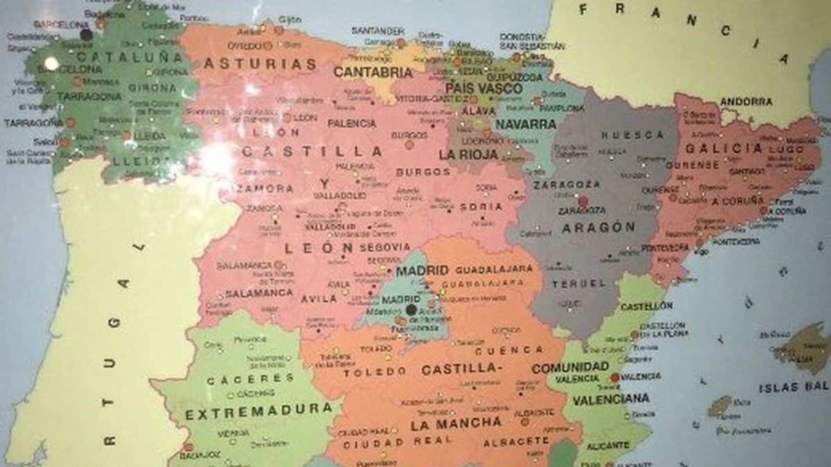 Este es el mapa de España que ha generado polémica en las redes