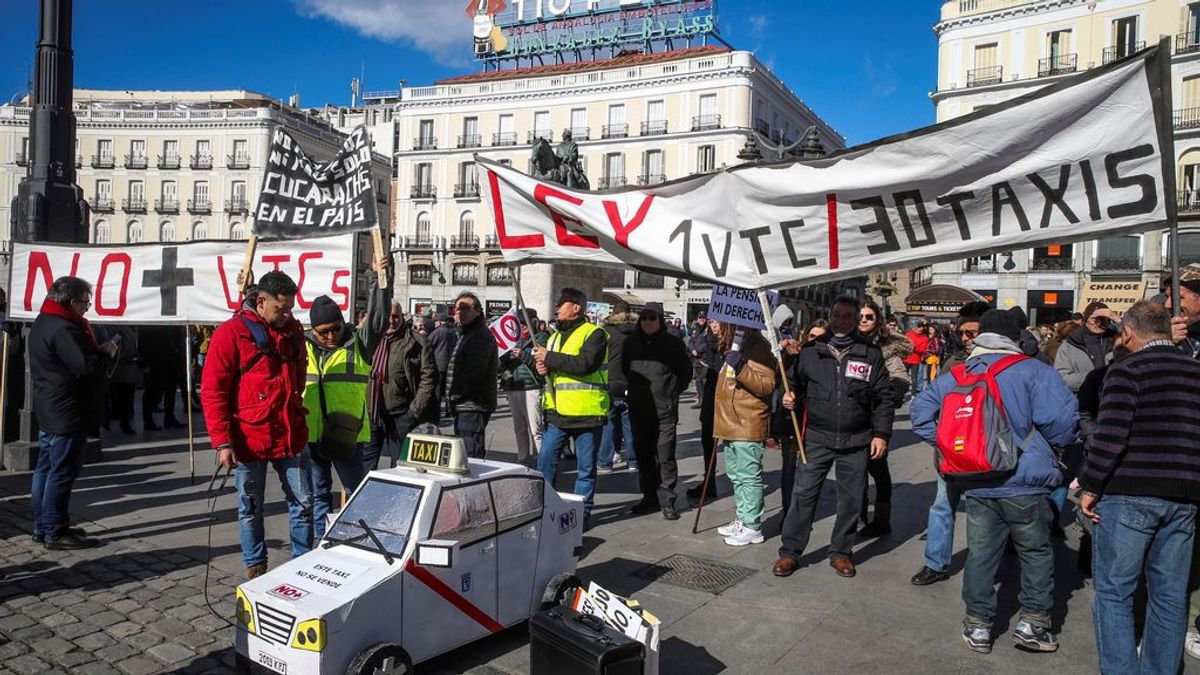 Los taxistas de Madrid,  15 días de huelga,  sin que la Comunidad de Madrid muestre interés en negociar