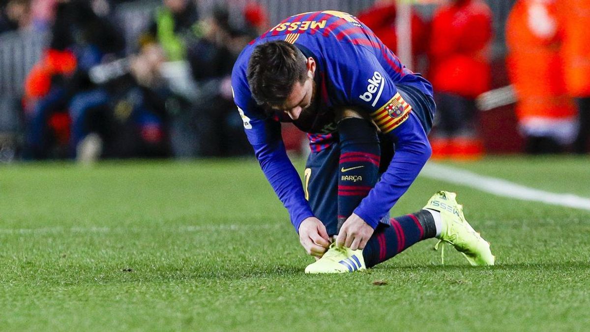 Messi no se entrena y saltan las alarmas para el Clásico del miércoles Messi no se entrena y saltan las alarmas para el Clásico del miércoles