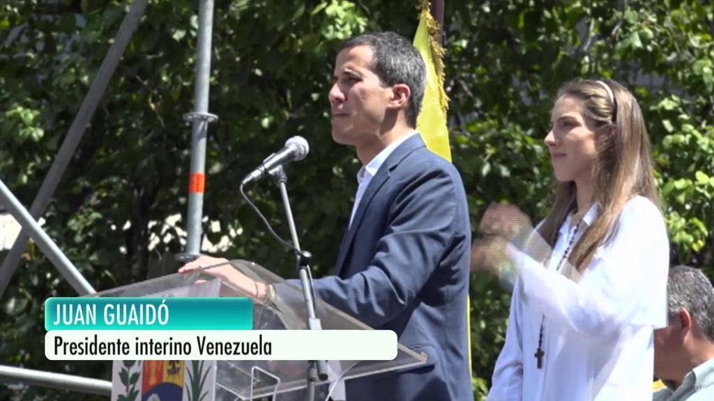 Así fue el discurso de Juan Guaidó durante la movilización en Venezuela