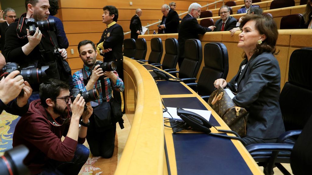 Carmen Calvo acepta un coordinador en la mesa de diálogo sobre Cataluña