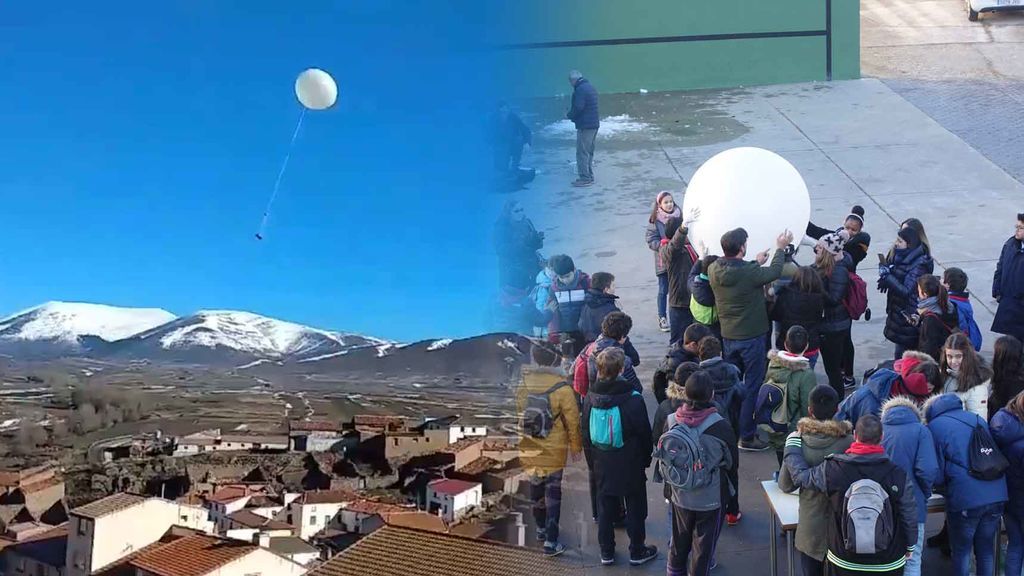 Astrofísicos por un día: un grupo de chavales fabrica y lanza globos sonda para investigar el aire Astrofísicos por un día: un grupo de chavales fabrica y lanza globos sonda para investigar el aire