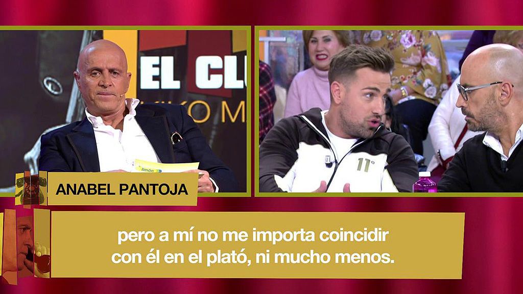 A. Pantoja, ante la polémica con Rafa Mora: "No me importa compartir plató, es más, tuve un sueño erótico con él"