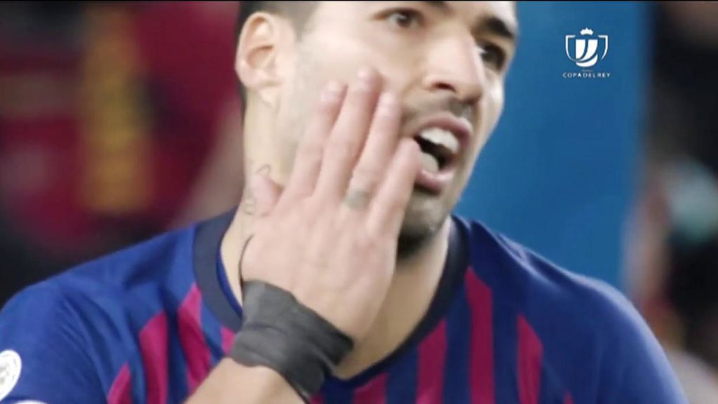 El gesto de Luis Suárez al árbitro que le costó dos partidos de sanción a Cristiano Ronaldo