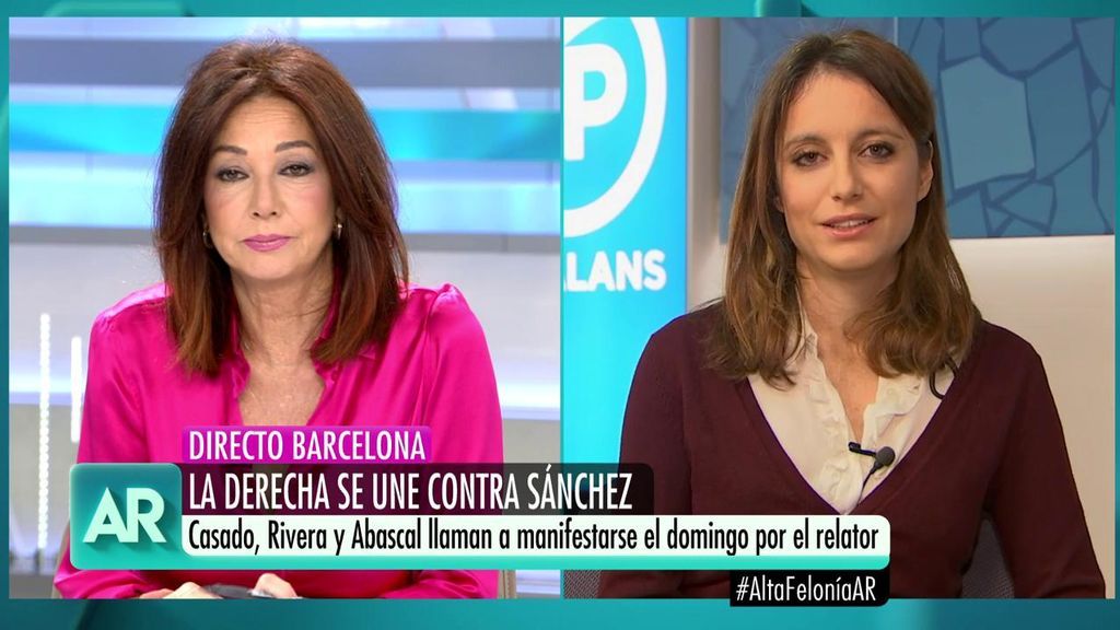 Andrea Levy: “Sánchez es un rehén de los independentistas con sus presupuestos”