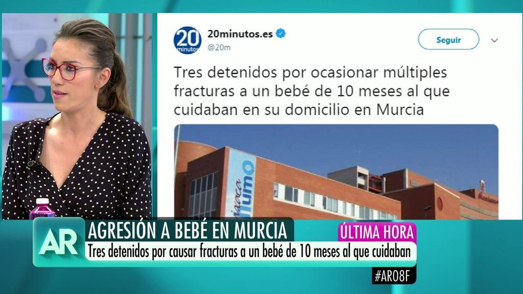 Tres detenidos por ocasionar fracturas múltiples a un bebé de 10 meses en Murcia