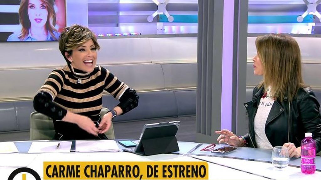 Sonsoles, a Carme Chaparro: “Nos has robado a la directora y nos quieres quitar a la peluquera”