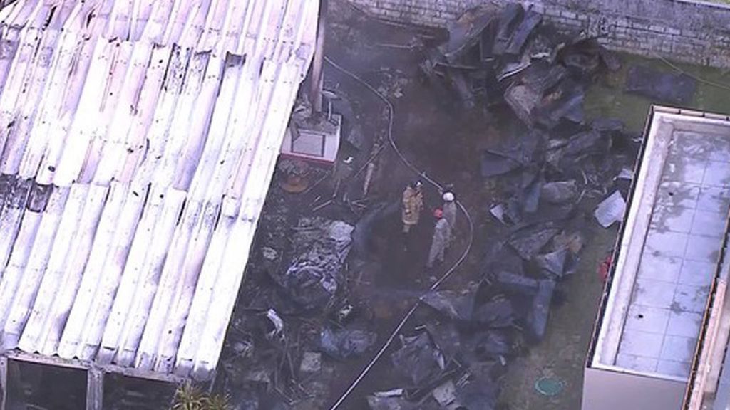 Las imágenes de la tragedia del incendio en el Flamengo