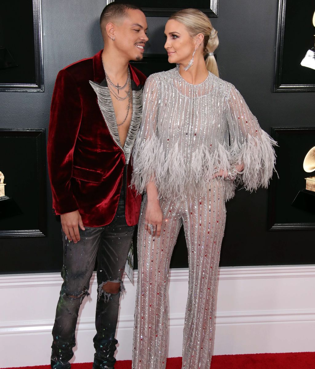 Evan Ross y Ashlee Simpson, ella de Georges Chakra