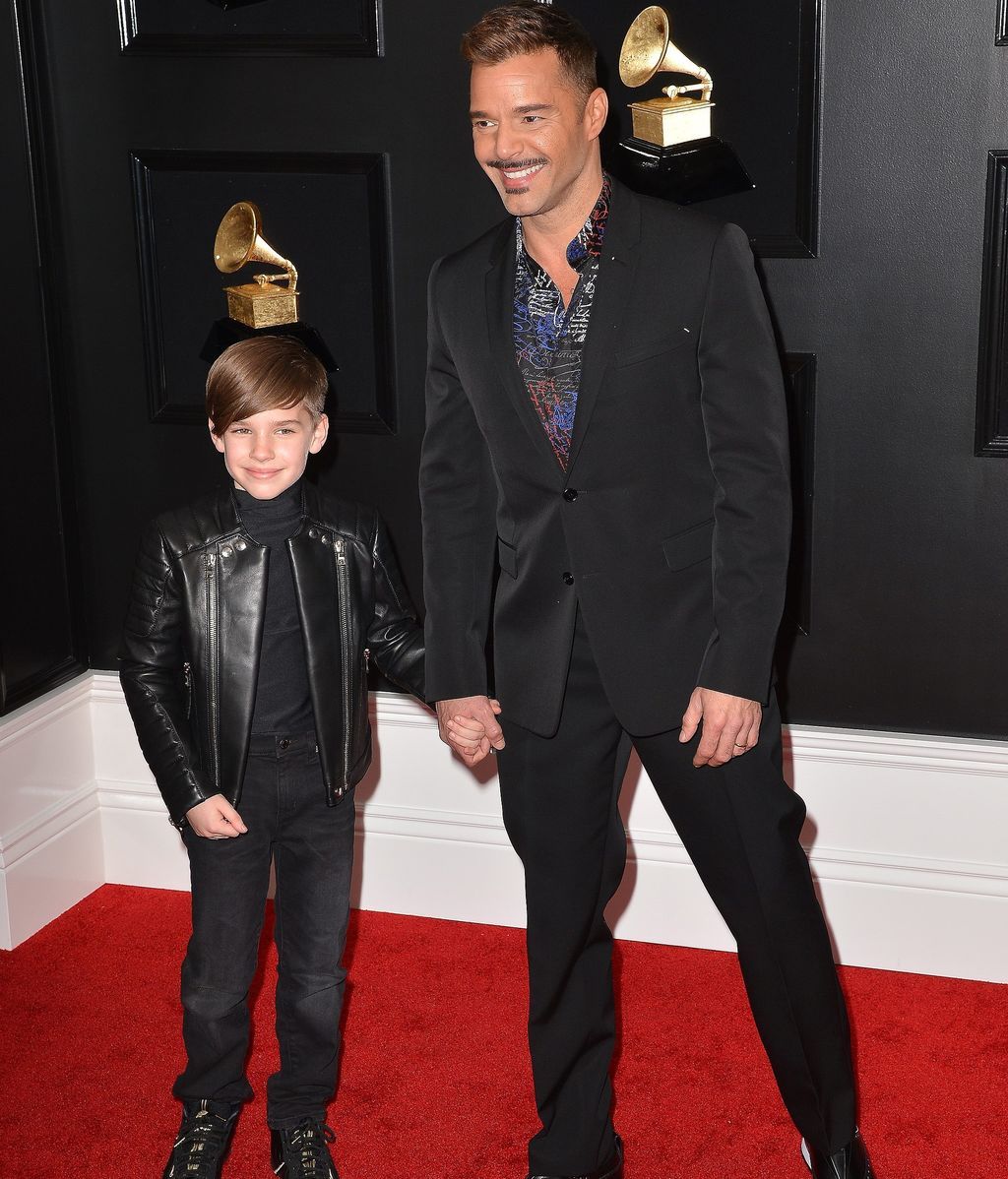 Ricky Martin y su hijo Matteo