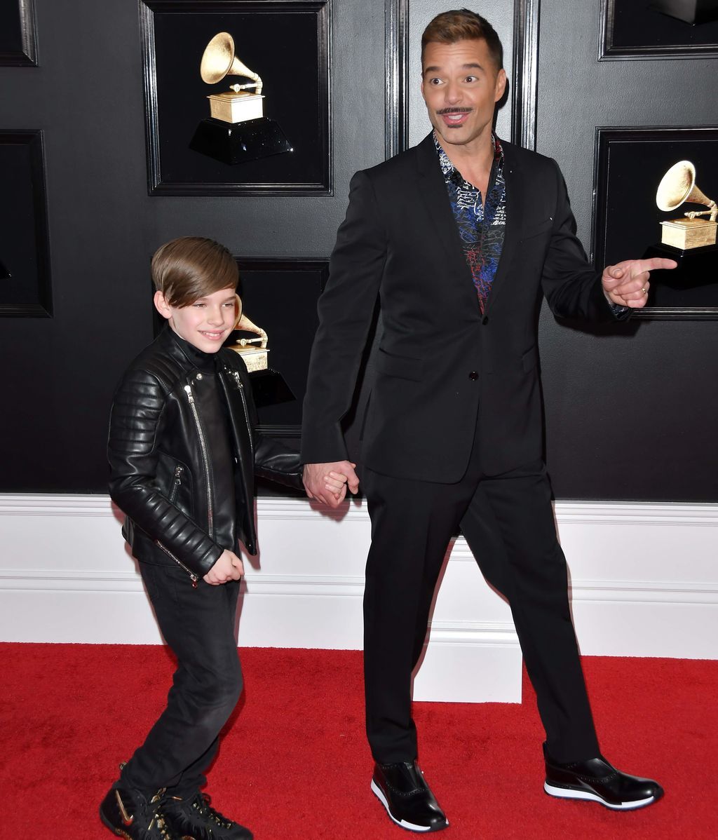 Ricky Martín y su hijo