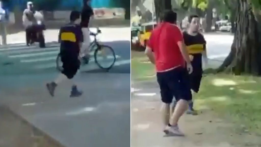 La brutal paliza a una aficionado de Boca Juniors que hacía deporte cerca del estadio de River La brutal paliza a una aficionado de Boca Juniors que hacía deporte cerca del estadio de River