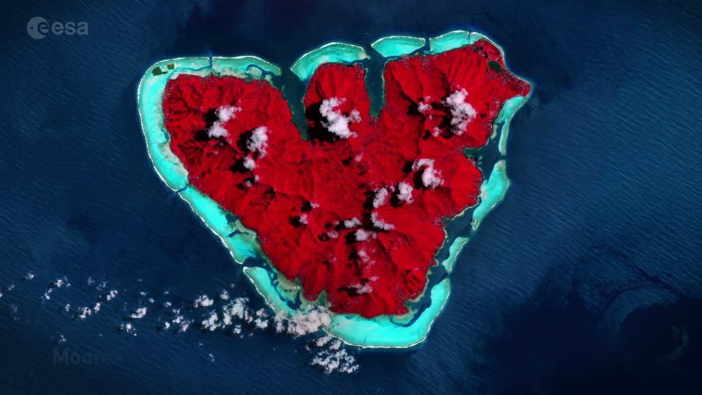 El regalo de la Tierra por San Valentín: decenas de corazones vistos desde el espacio