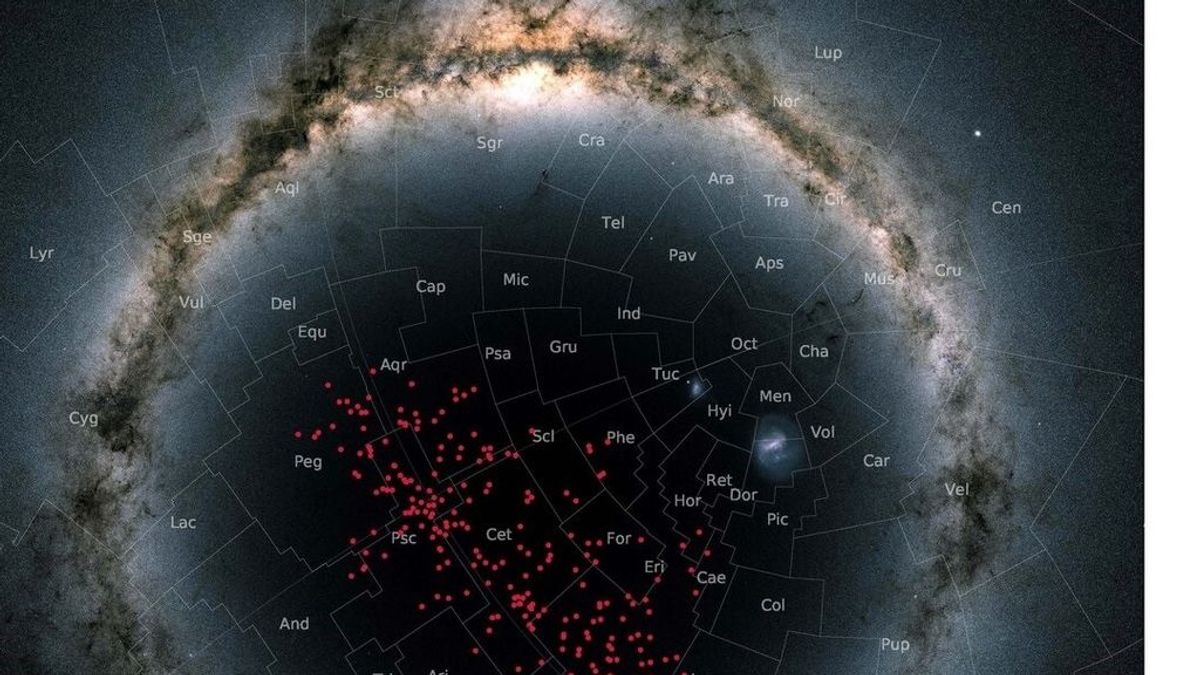 Observaciones del satélite Gaia de la ESA desvelan la existencia de un río de estrellas en el cielo